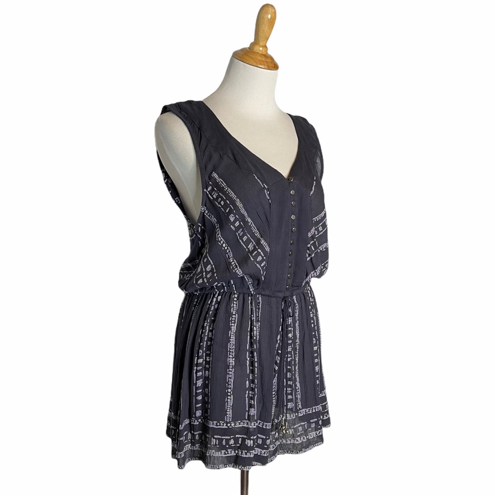 RELIST Tomorrow Last Chance Urban Outfitters Ecote Magdelina Romper purple sm - Picture 2 of 13